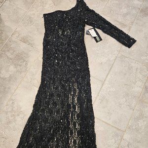 Black sequin formal